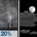 Tonight: Slight Chance Showers And Thunderstorms then Partly Cloudy